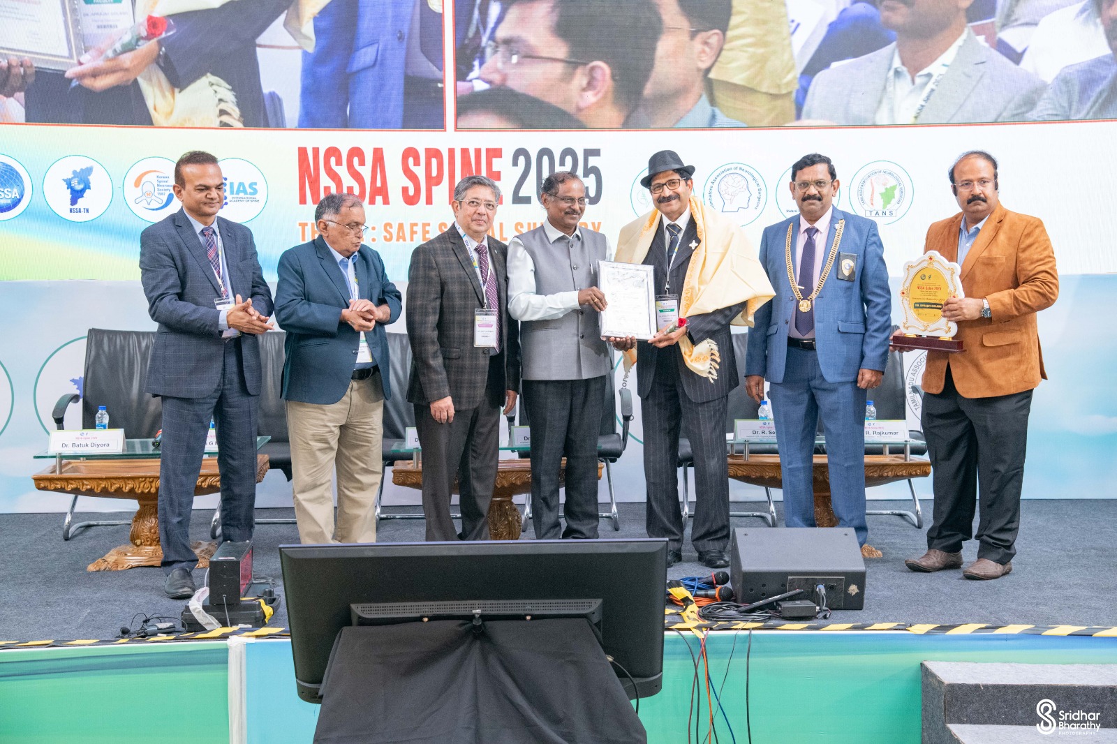 NSSA Spine 2025 conference attendees and medical professionals at the event venue